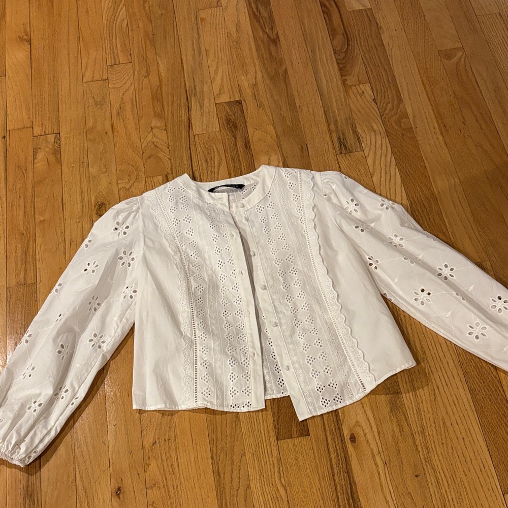 Zara Button-Up Blouse